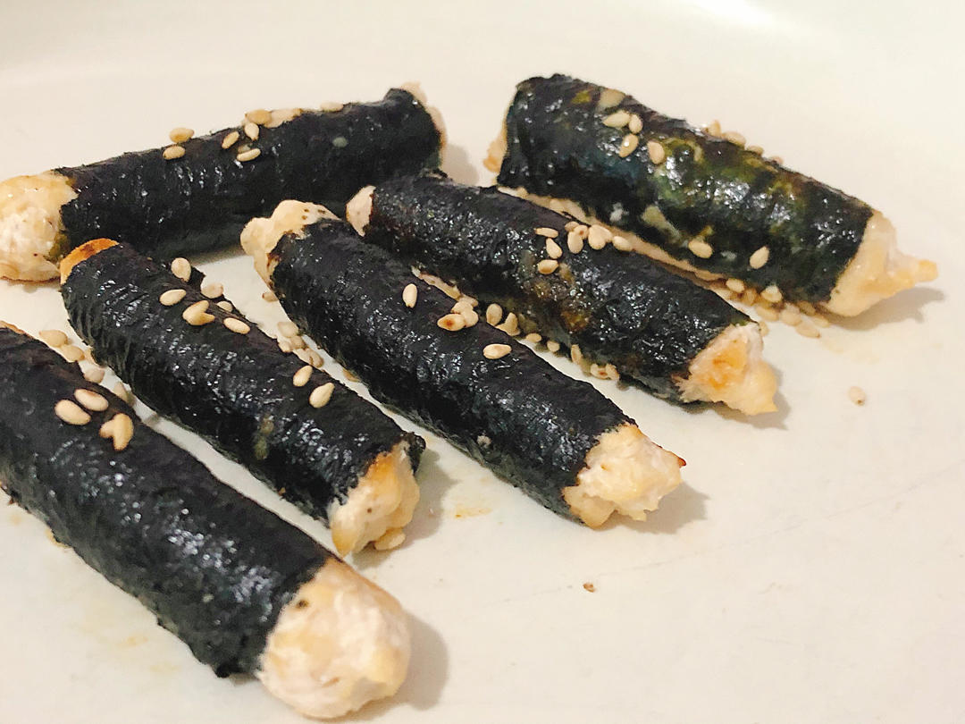 🔥鸡胸肉的神仙吃法🔥海苔鸡胸肉卷
