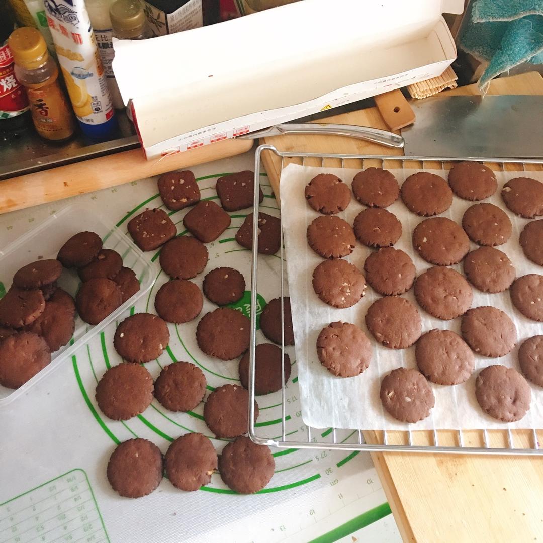 巧克力坚果饼干