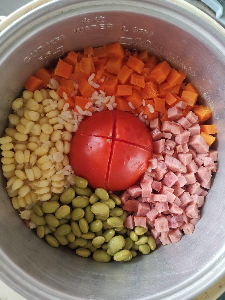 一个西红柿闷饭