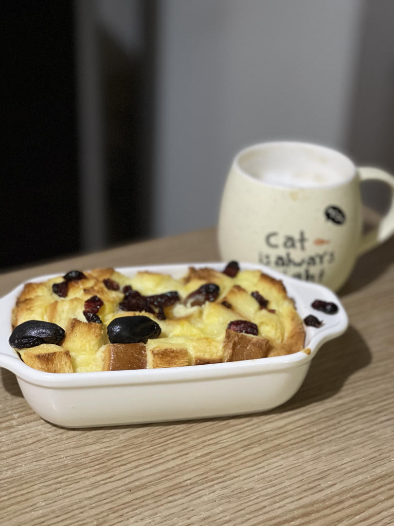 两款减脂烤箱早餐：烤隔夜燕麦/布丁吐司