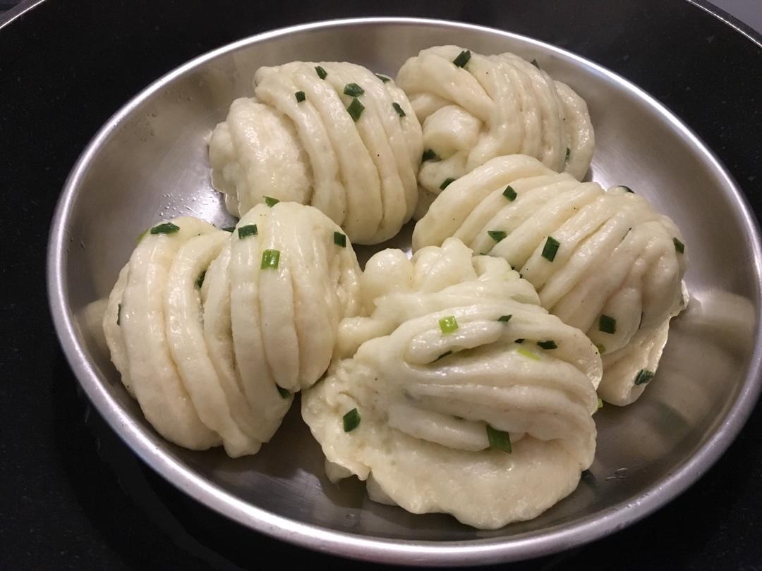 手工花卷的做法