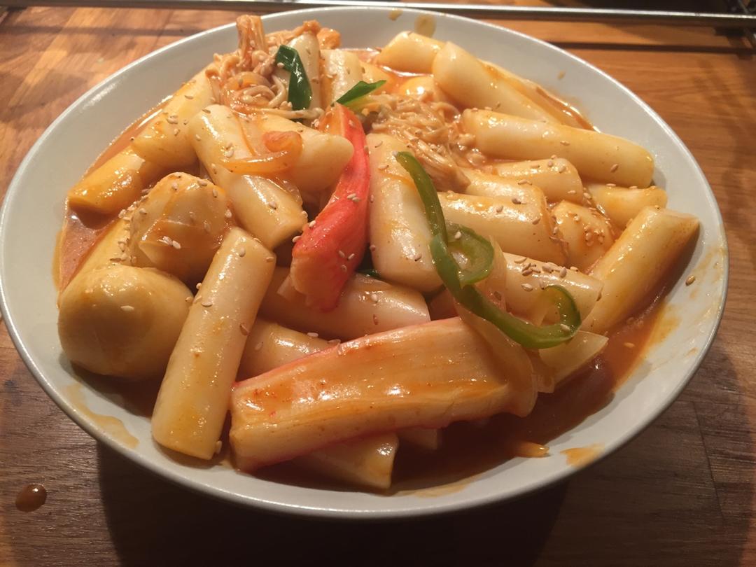 韩式辣炒年糕（or网红芝士套路之芝心年糕）