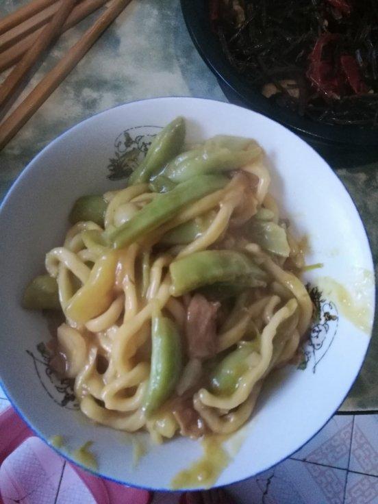 豆角焖面
