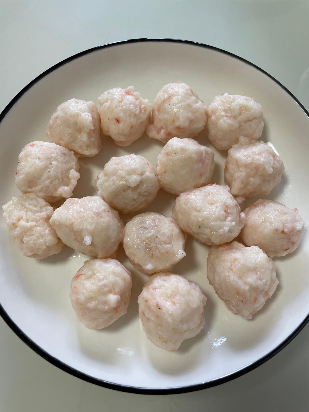 自制虾丸弹性十足