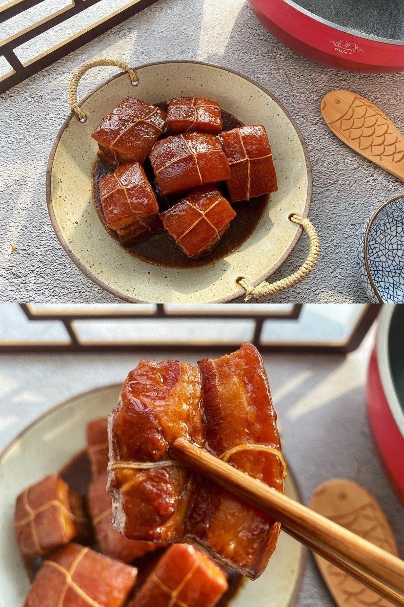 酱汁浓郁的东坡肉|马克西姆不粘锅的做法
