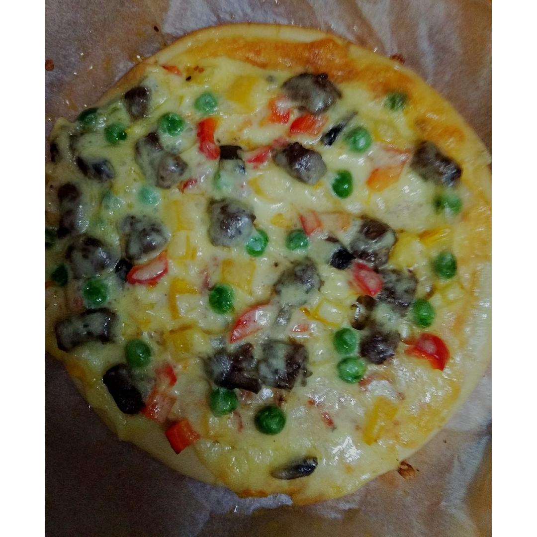 黑椒牛肉厚底披萨