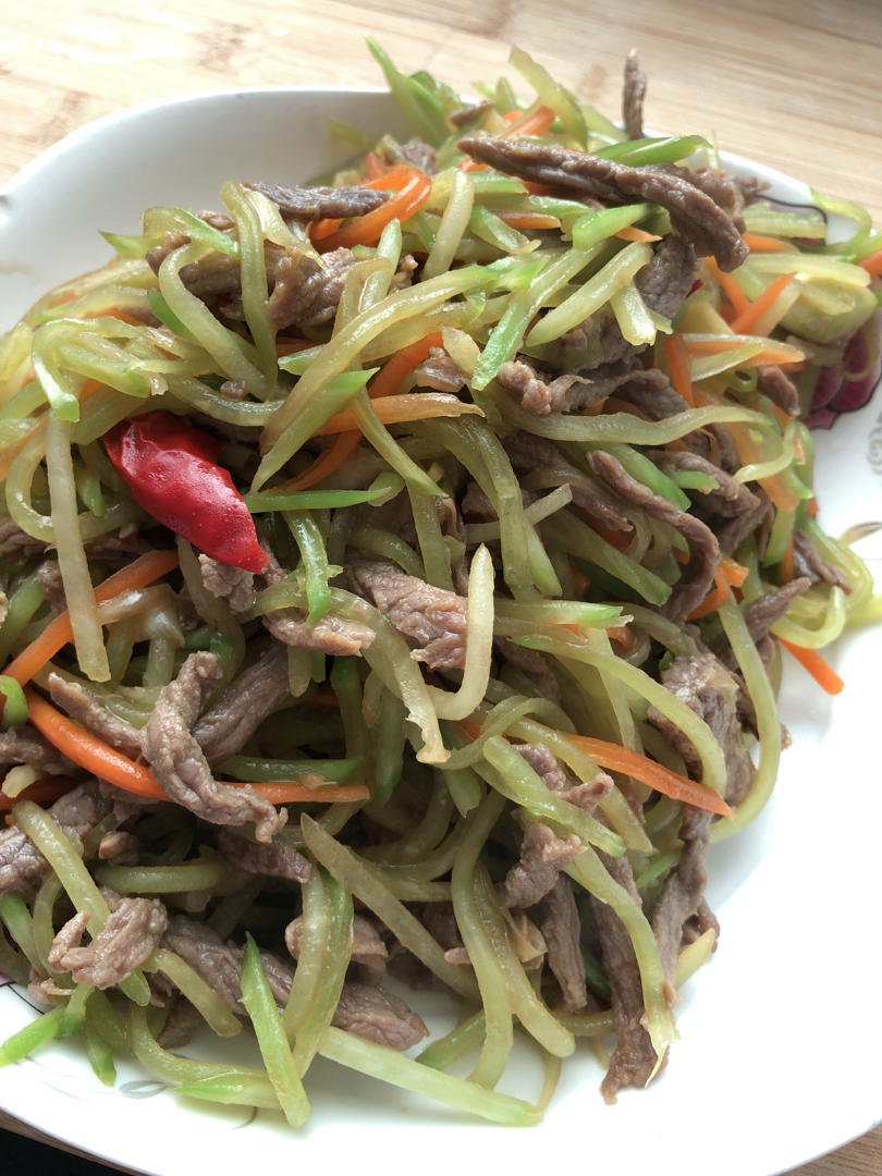 萝卜炒牛肉（超下饭感动哭系列）