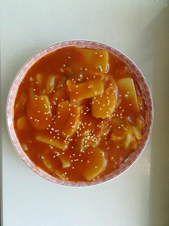 韩式辣炒年糕（or网红芝士套路之芝心年糕）