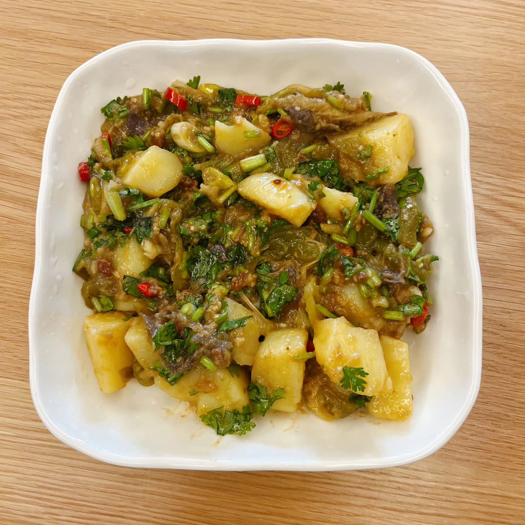 土豆拌茄子