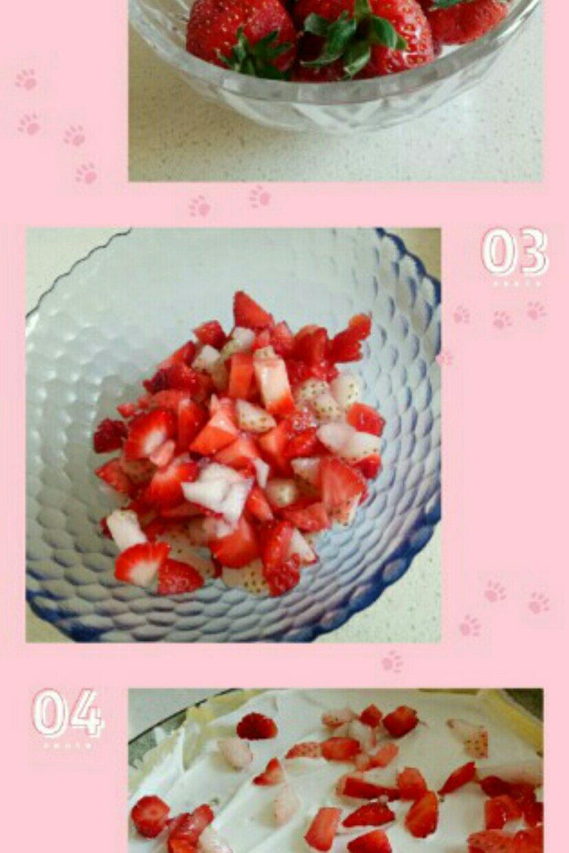 草莓千层蛋糕