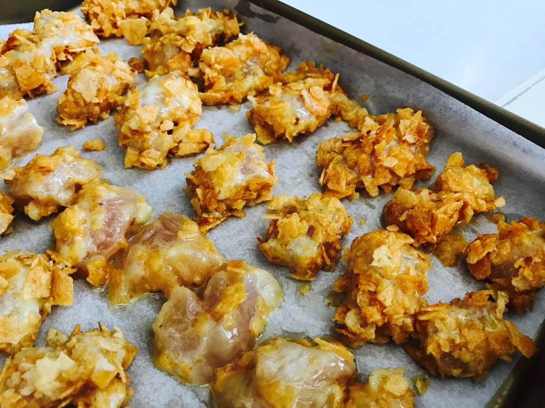 烤箱版乐事薯片鸡米花