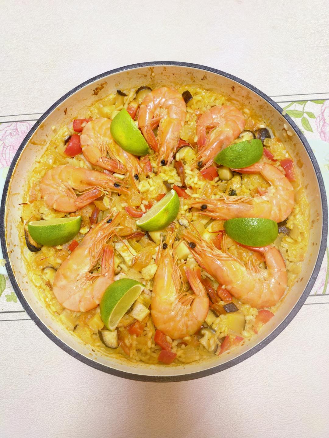 正宗paella 西班牙海鲜饭