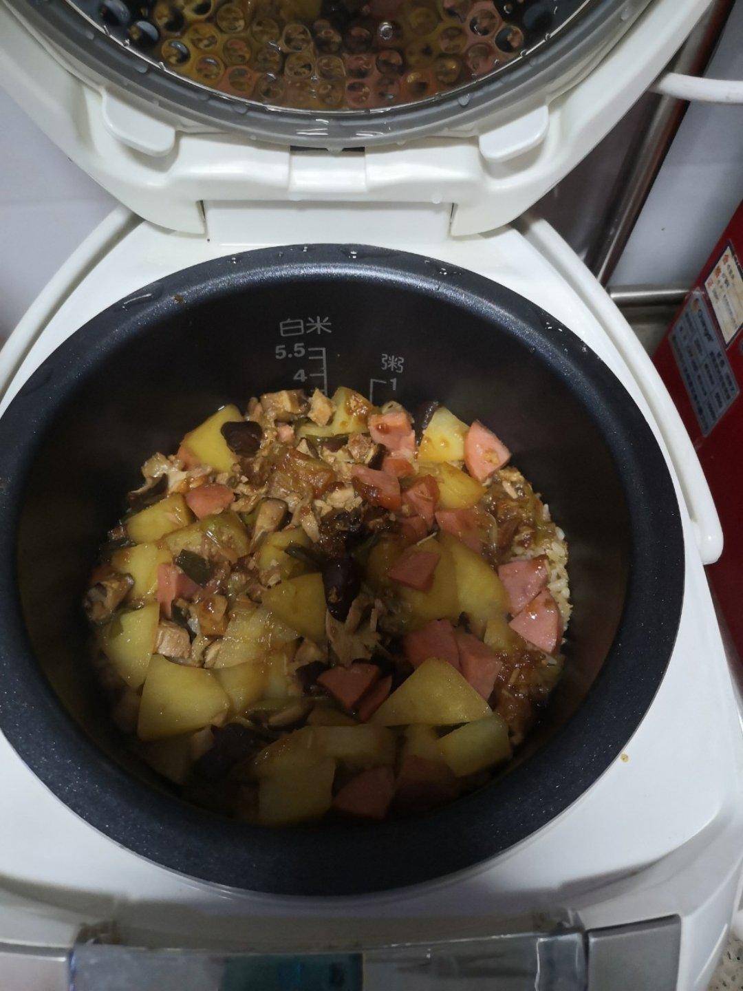 香菇土豆🥔焖饭