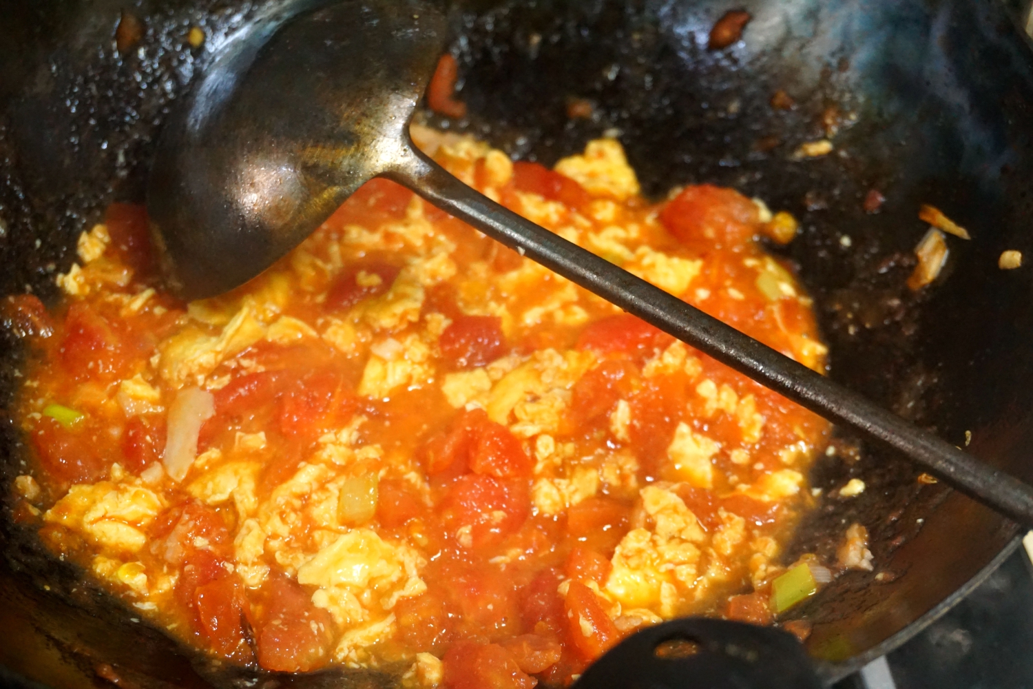 番茄鸡蛋面低卡的做法 步骤3