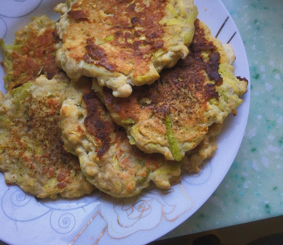 西葫芦豆腐小厚饼