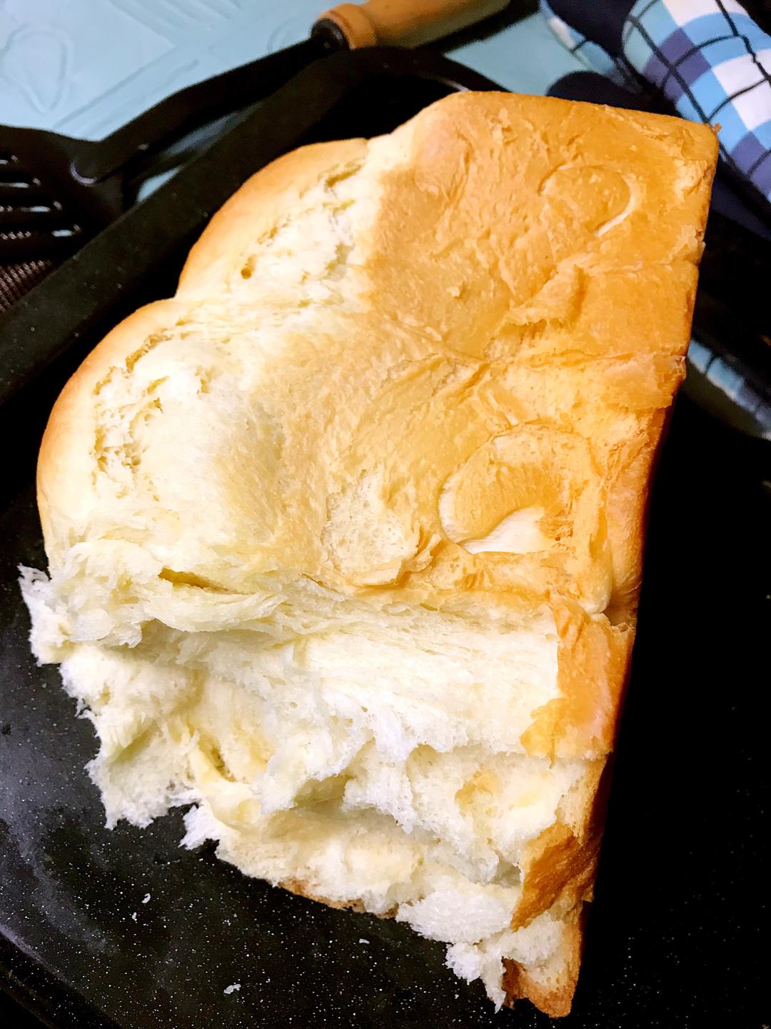 纯奶手撕吐司的做法 步骤1