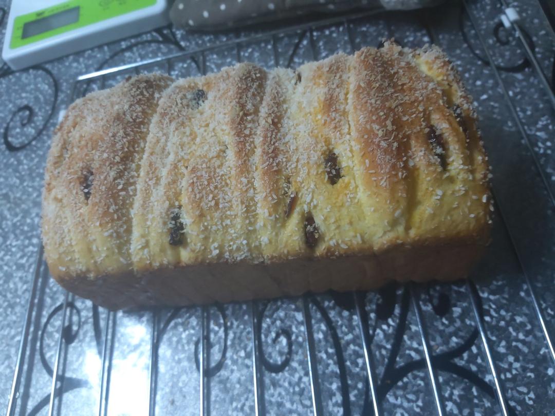 手撕蔓越莓炼乳吐司