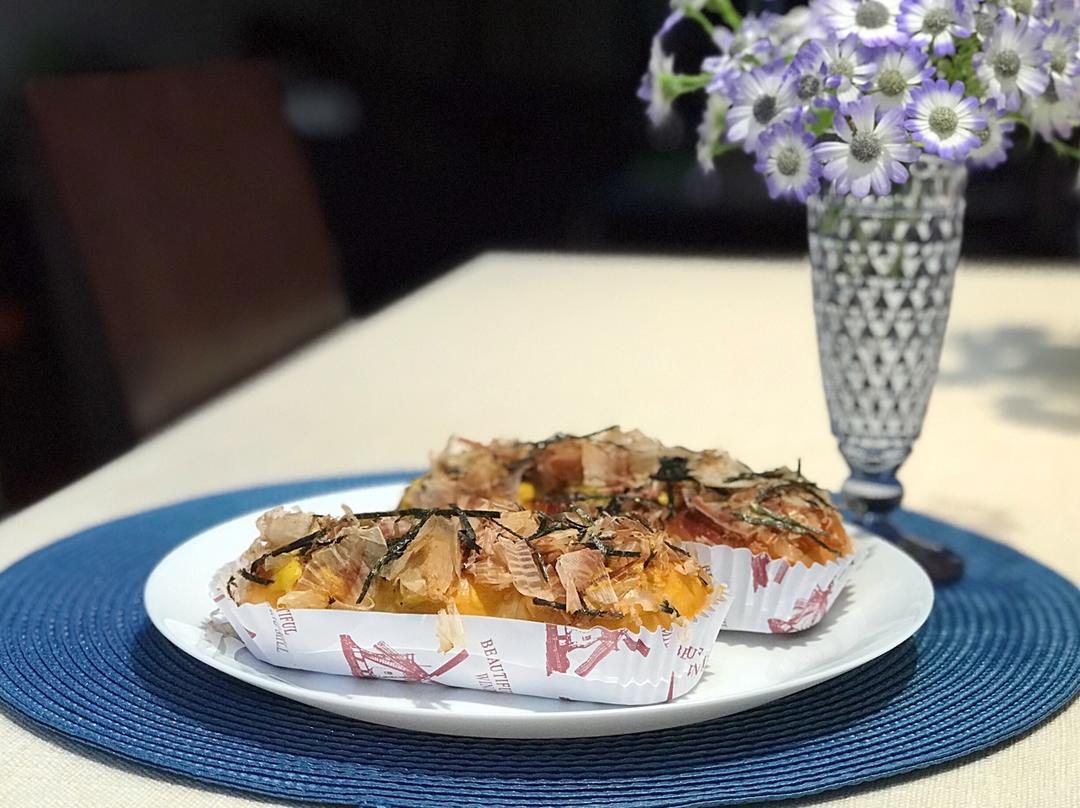 长得有点像章鱼小丸子的面包