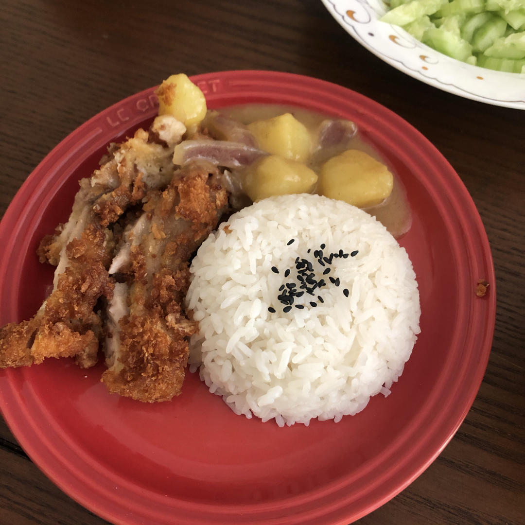 好吃不过【咖喱鸡排饭】🍛手把手教你做美食