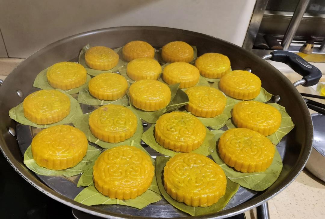 南瓜饼·附蒸后不易变形的方法