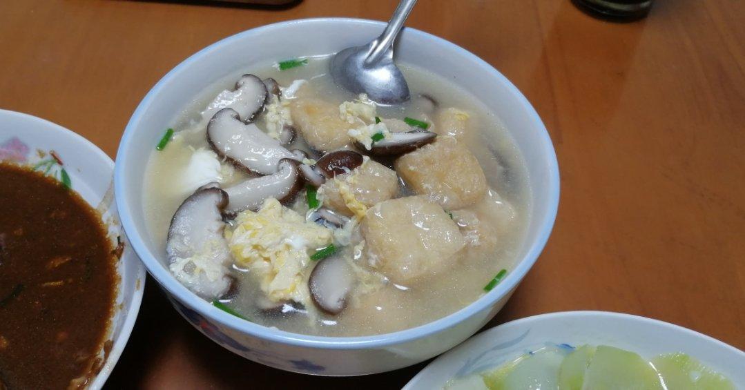 香菇肉末汤