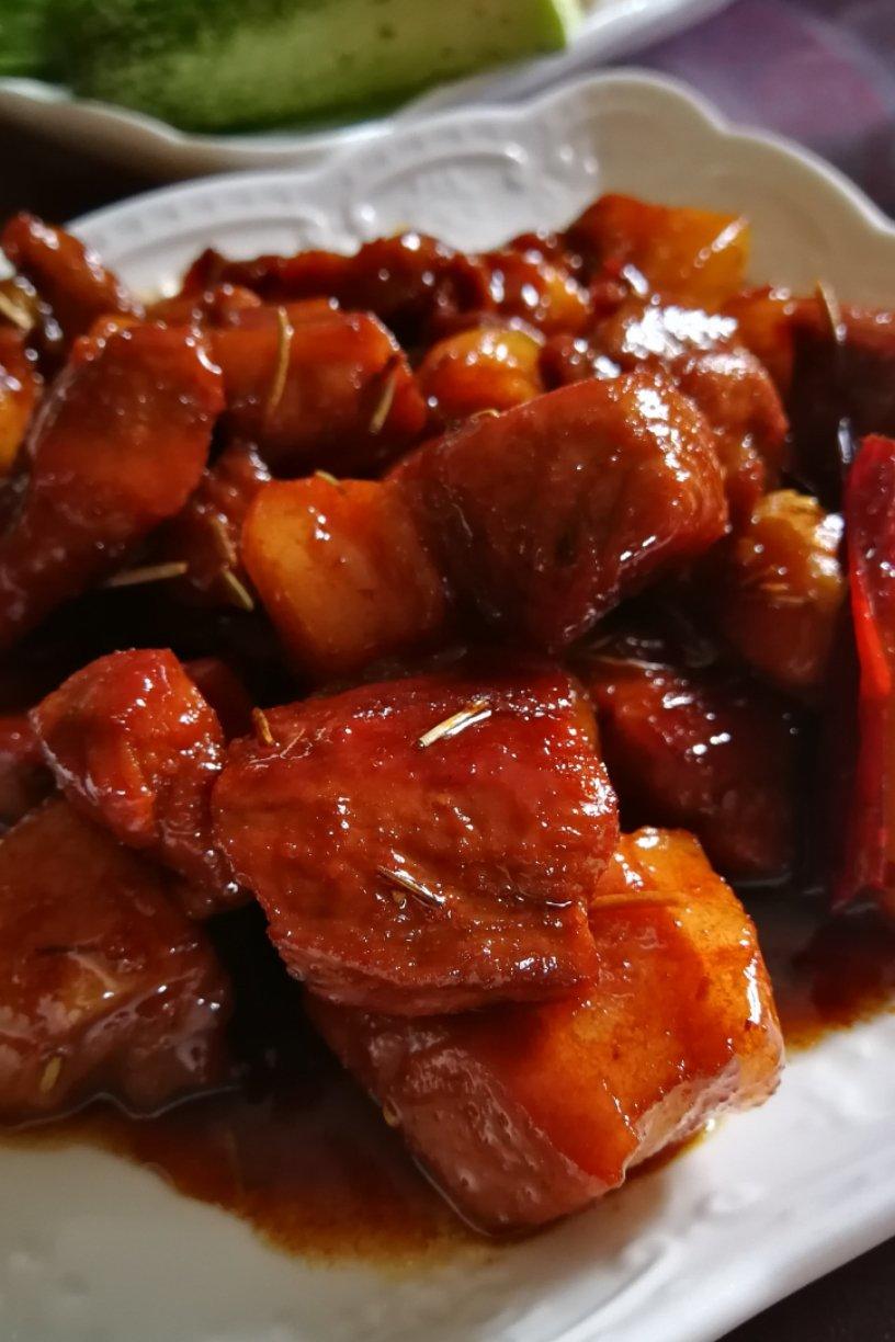 不焯水不放油的家常红烧肉