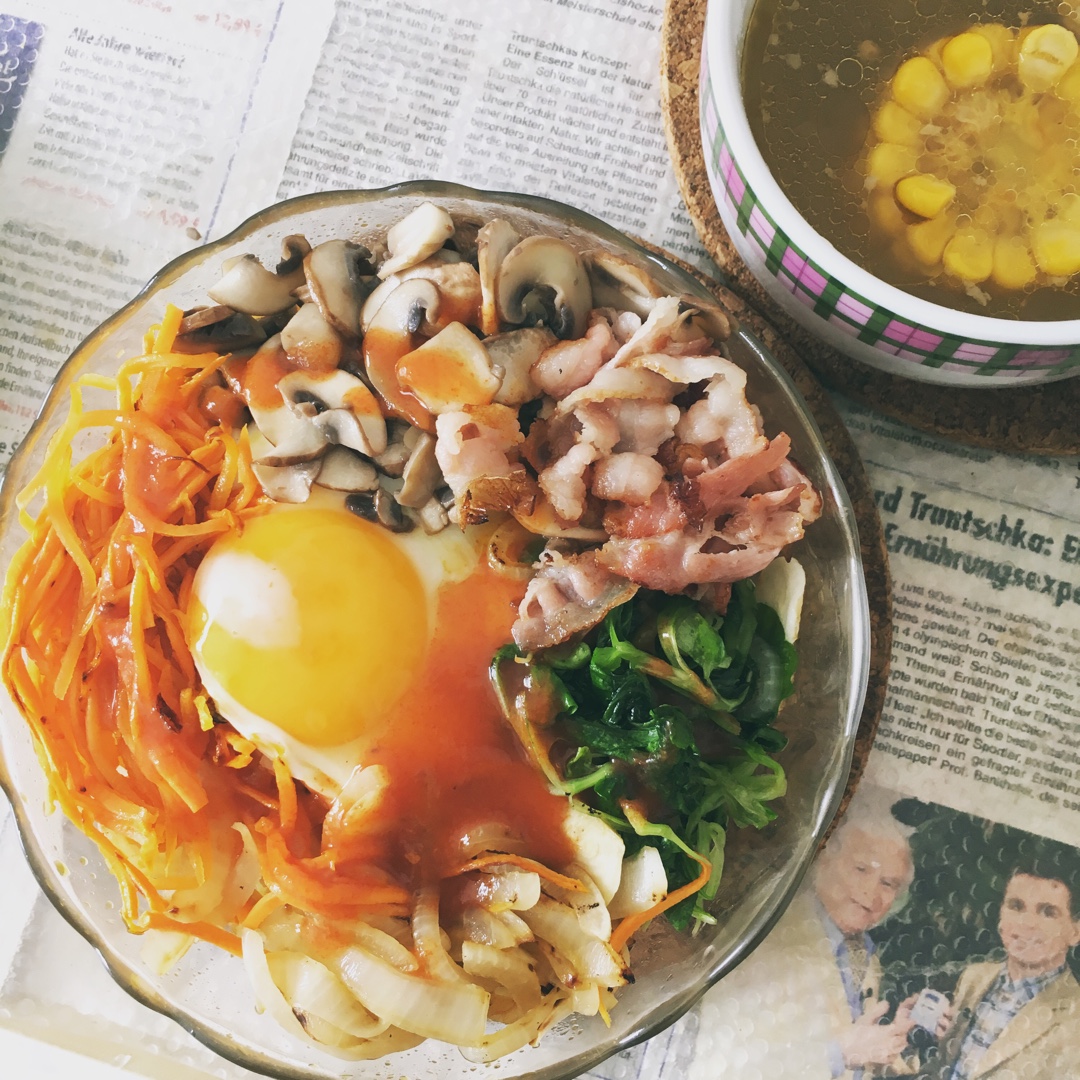 不用石锅的韩式拌饭