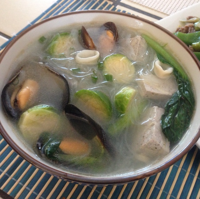 海鲜豆腐汤