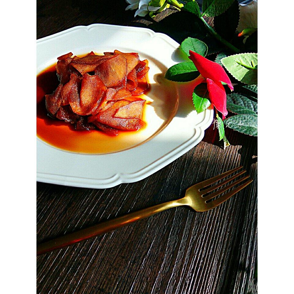 红糖“煎”苹果