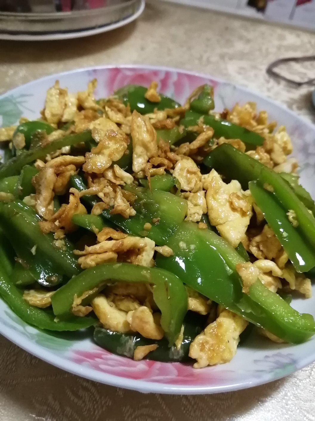 青椒炒鸡蛋
