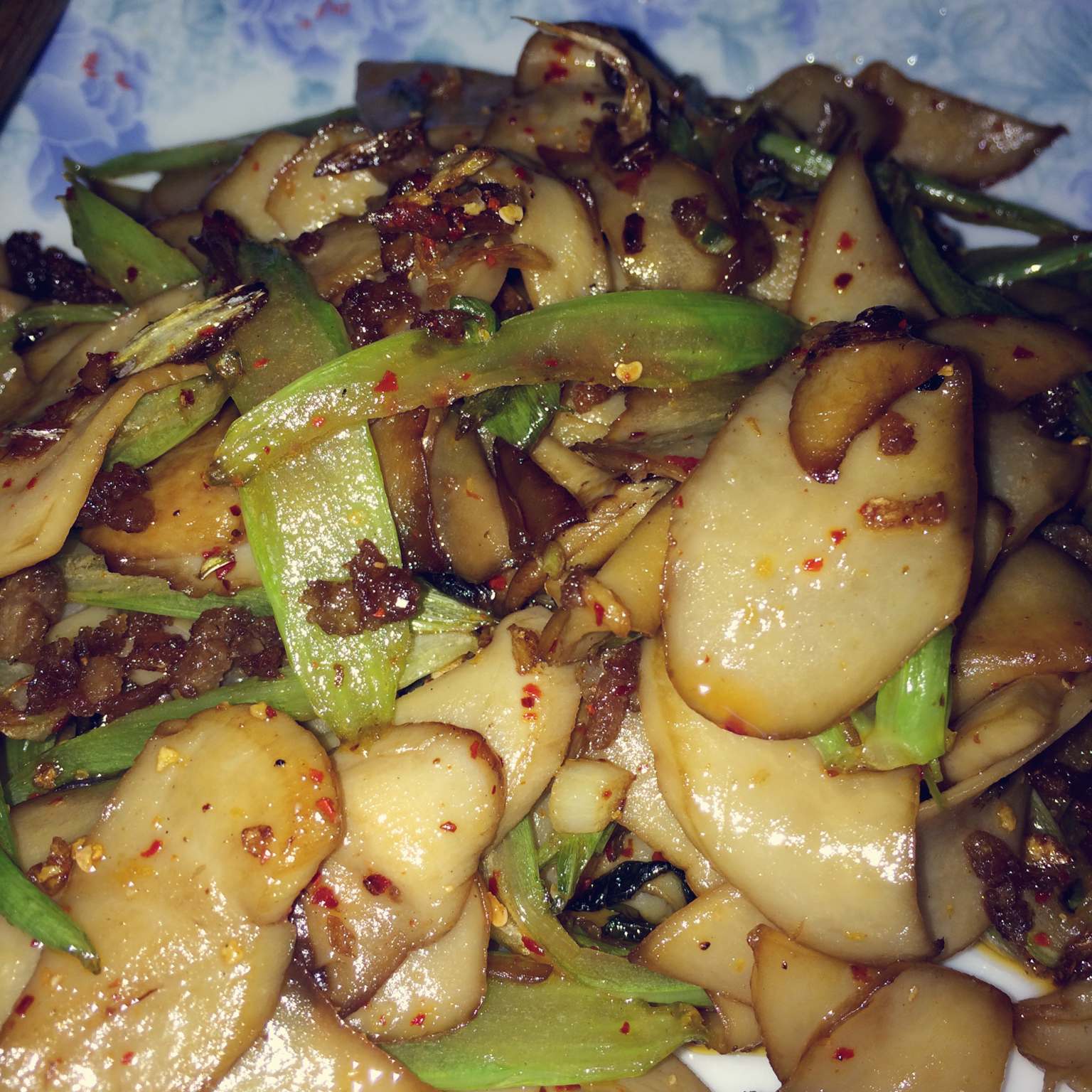 干锅杏鲍菇