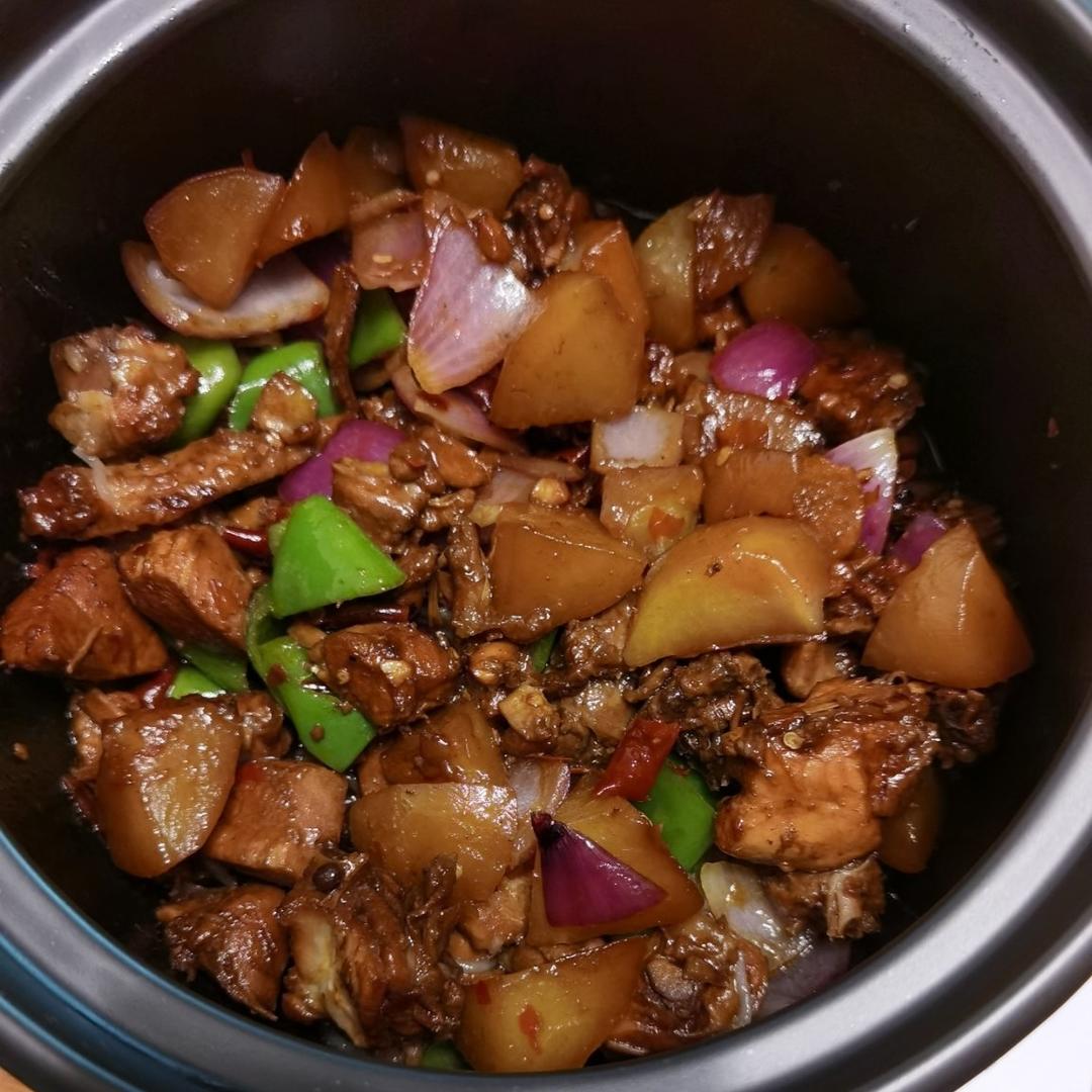 大盘鸡🐔                                 每一步都超仔细