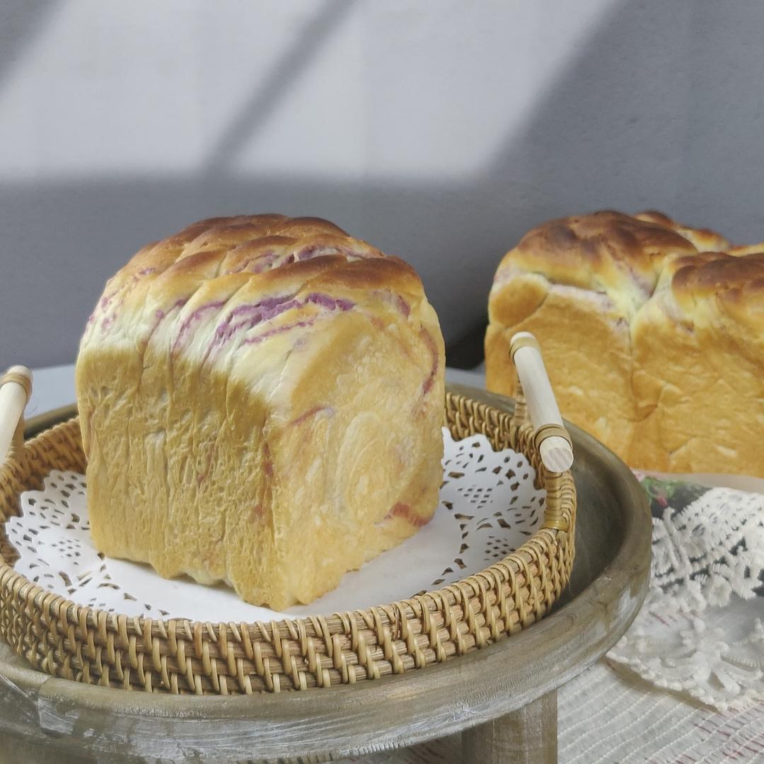 芋泥咸蛋黄吐司｜料多超满足｜神仙搭配