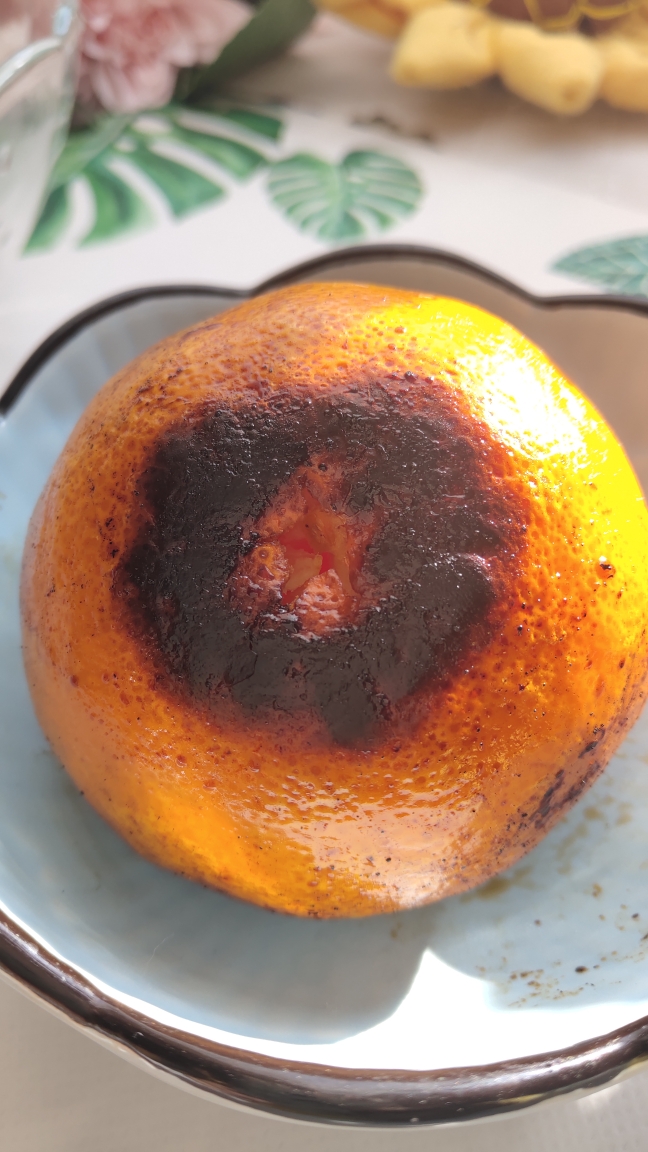 止咳烤橘子的做法