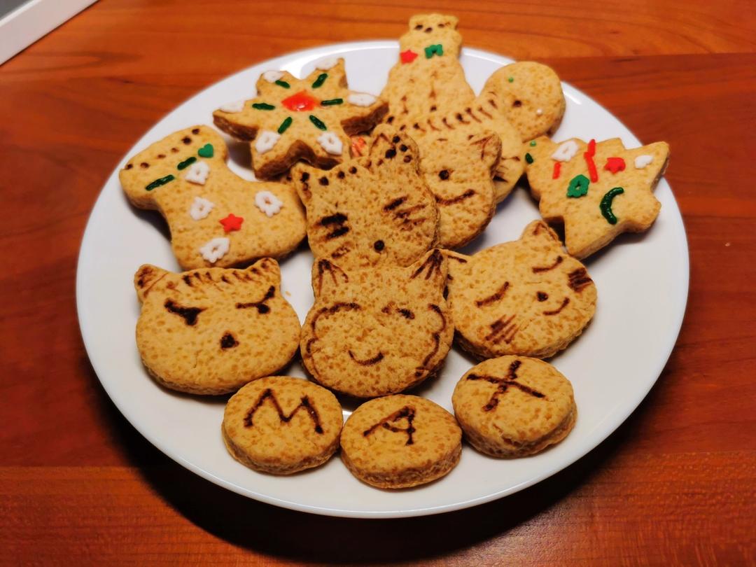 没有模具也能做的卡通饼干