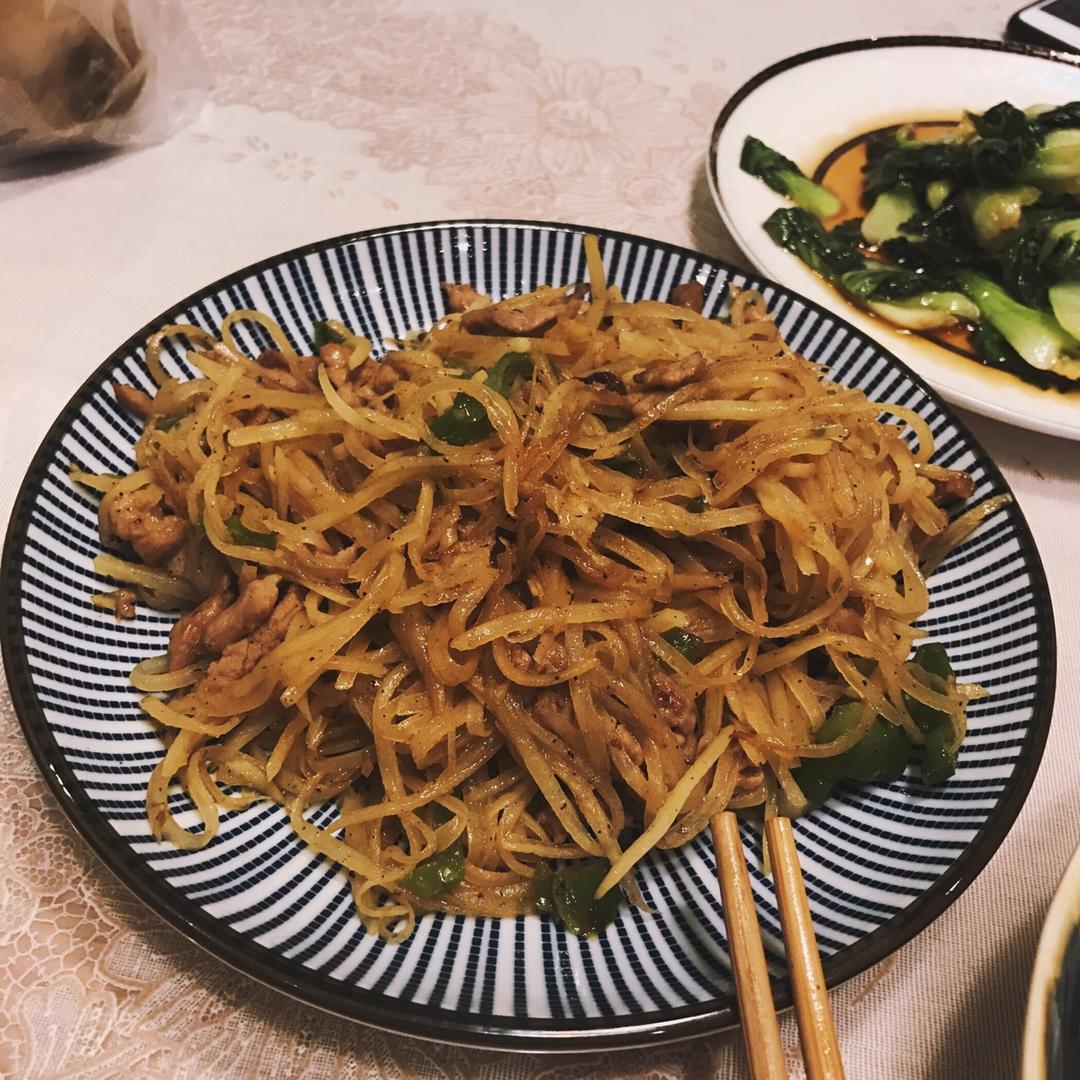 青椒肉丝土豆丝