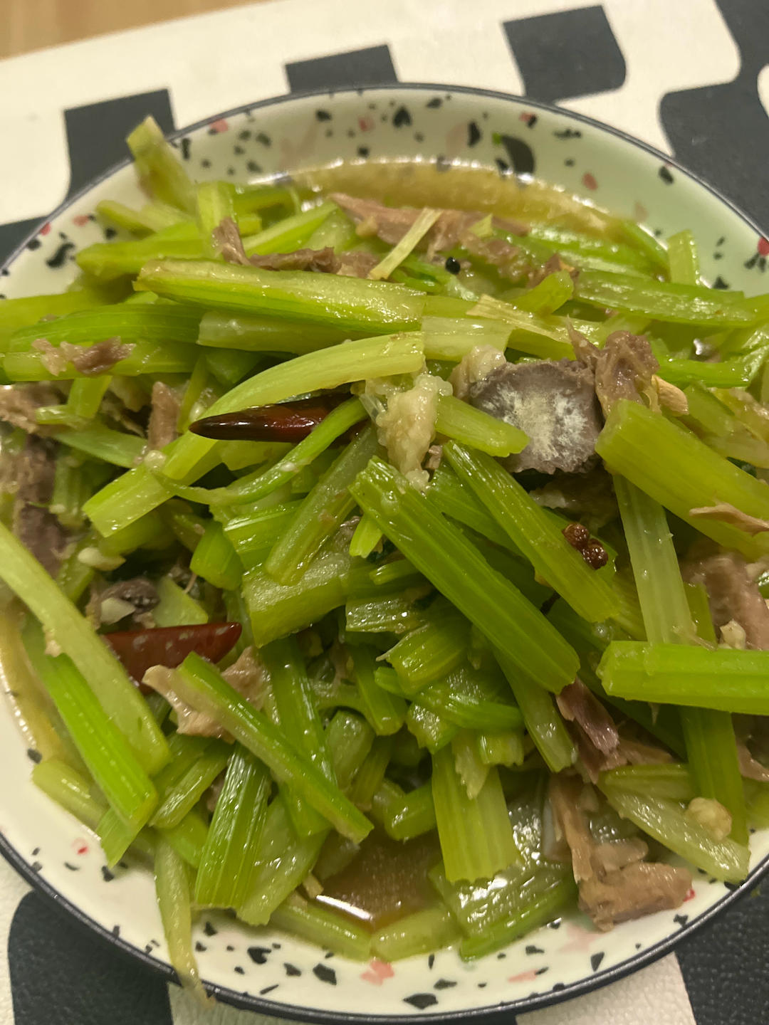 芹菜炒羊肉