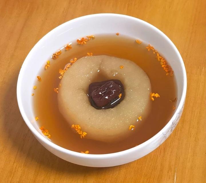 桂花冰糖烤梨