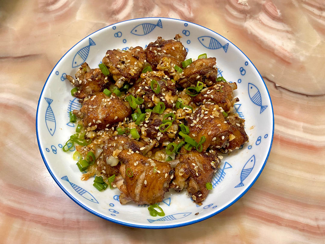 蒜香鸡翅｜孩子们的最爱