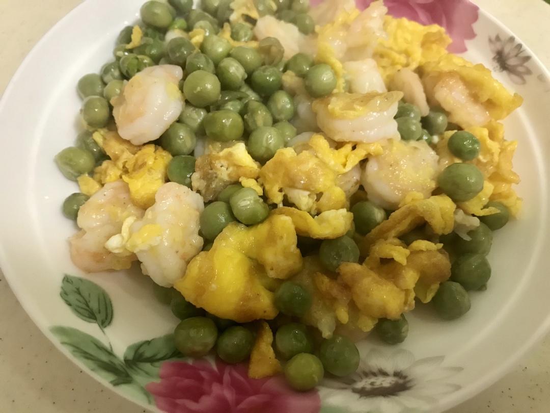 低脂豌豆虾仁滑蛋