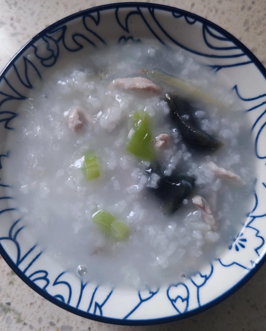 皮蛋瘦肉粥 Pidan & Pork Rice Soup