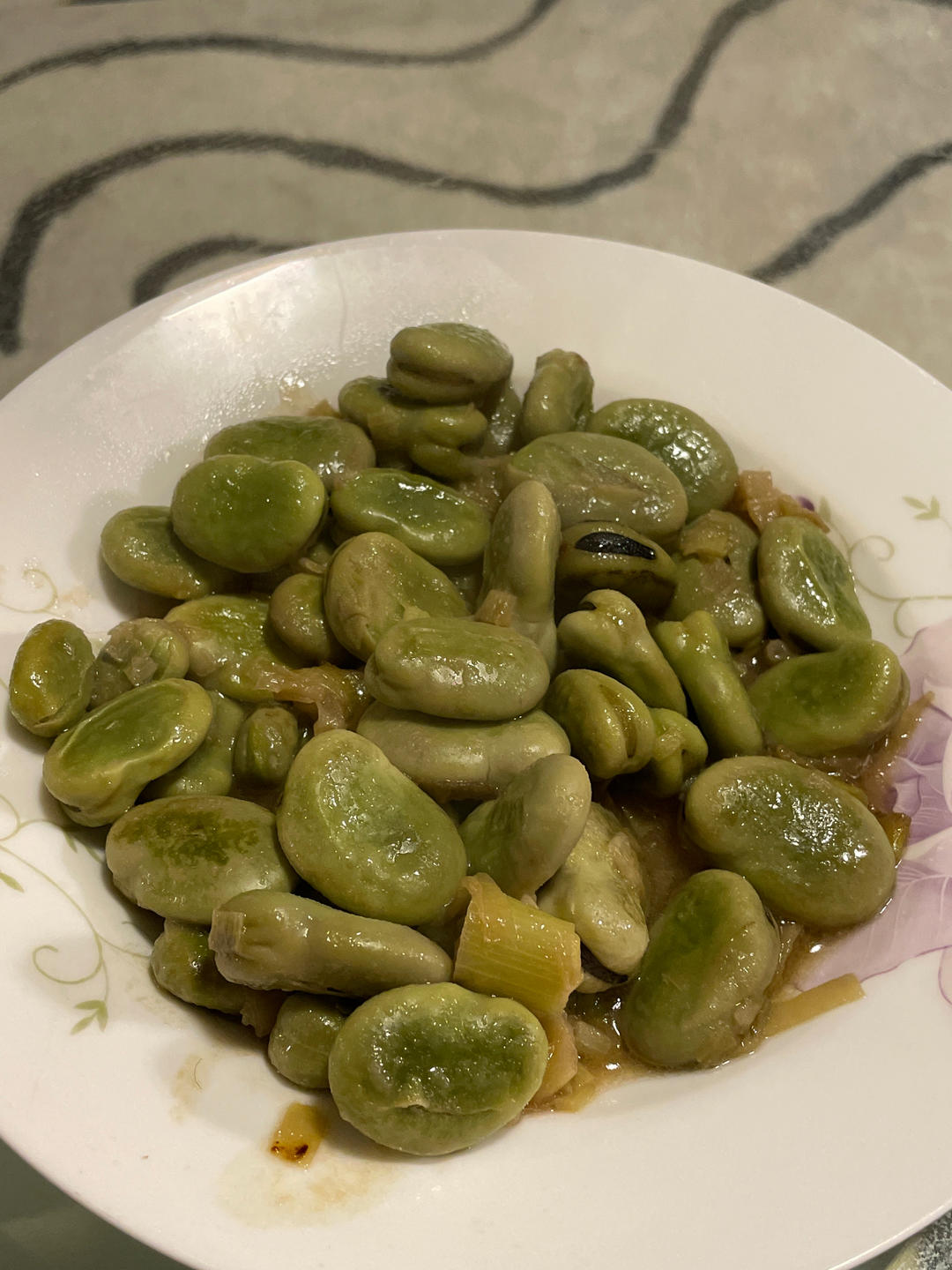 无比鲜美的葱油蚕豆