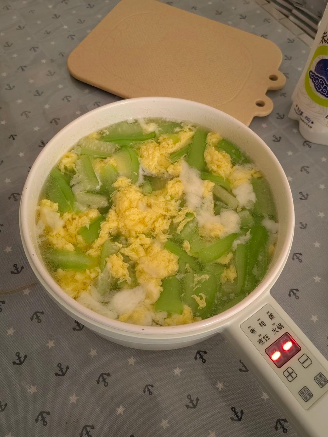 清淡的丝瓜鸡蛋汤