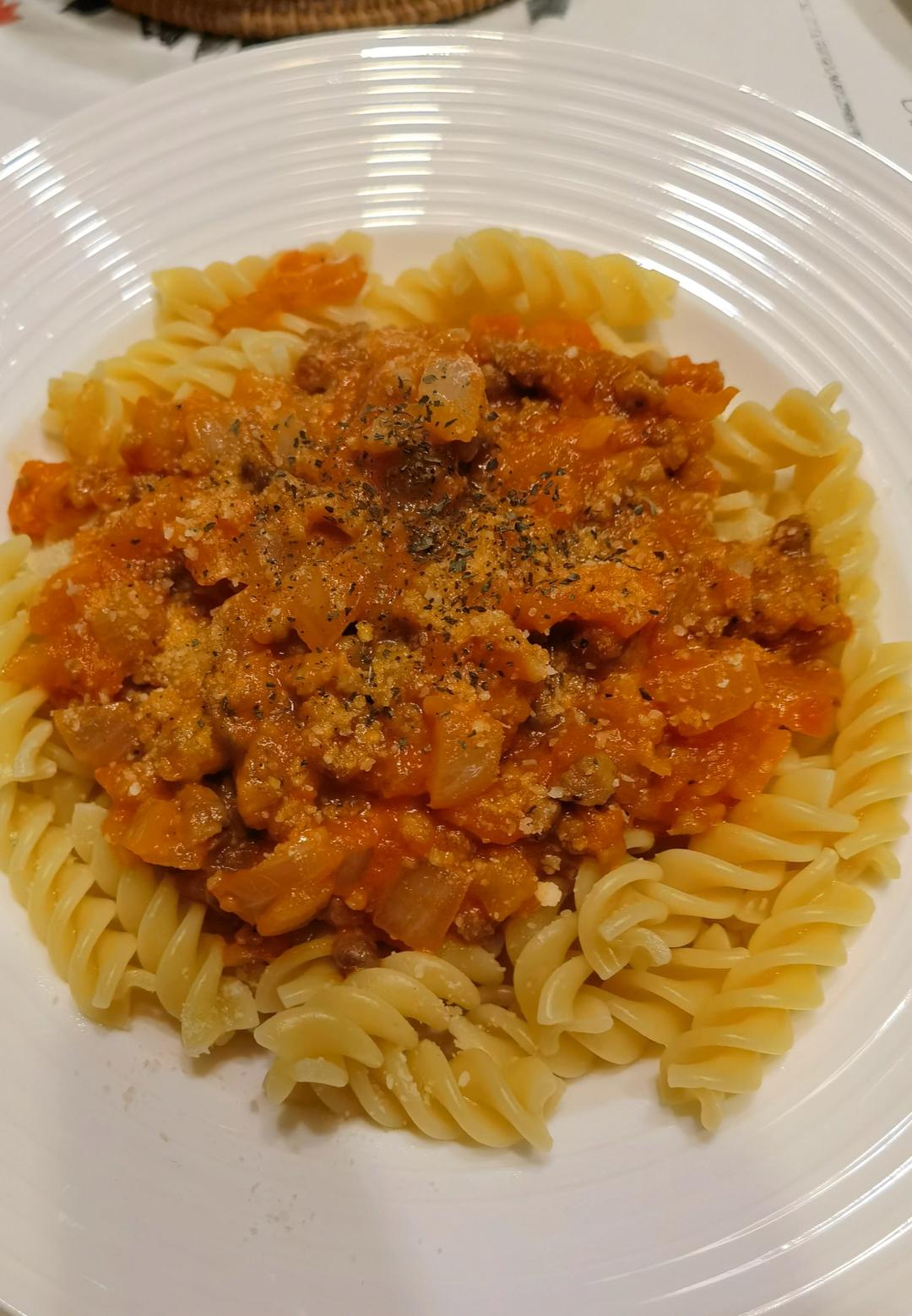 番茄肉酱意面