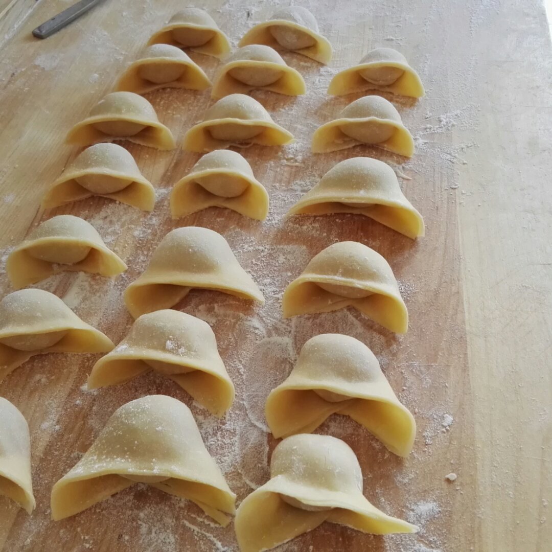 元宝馄饨的包法