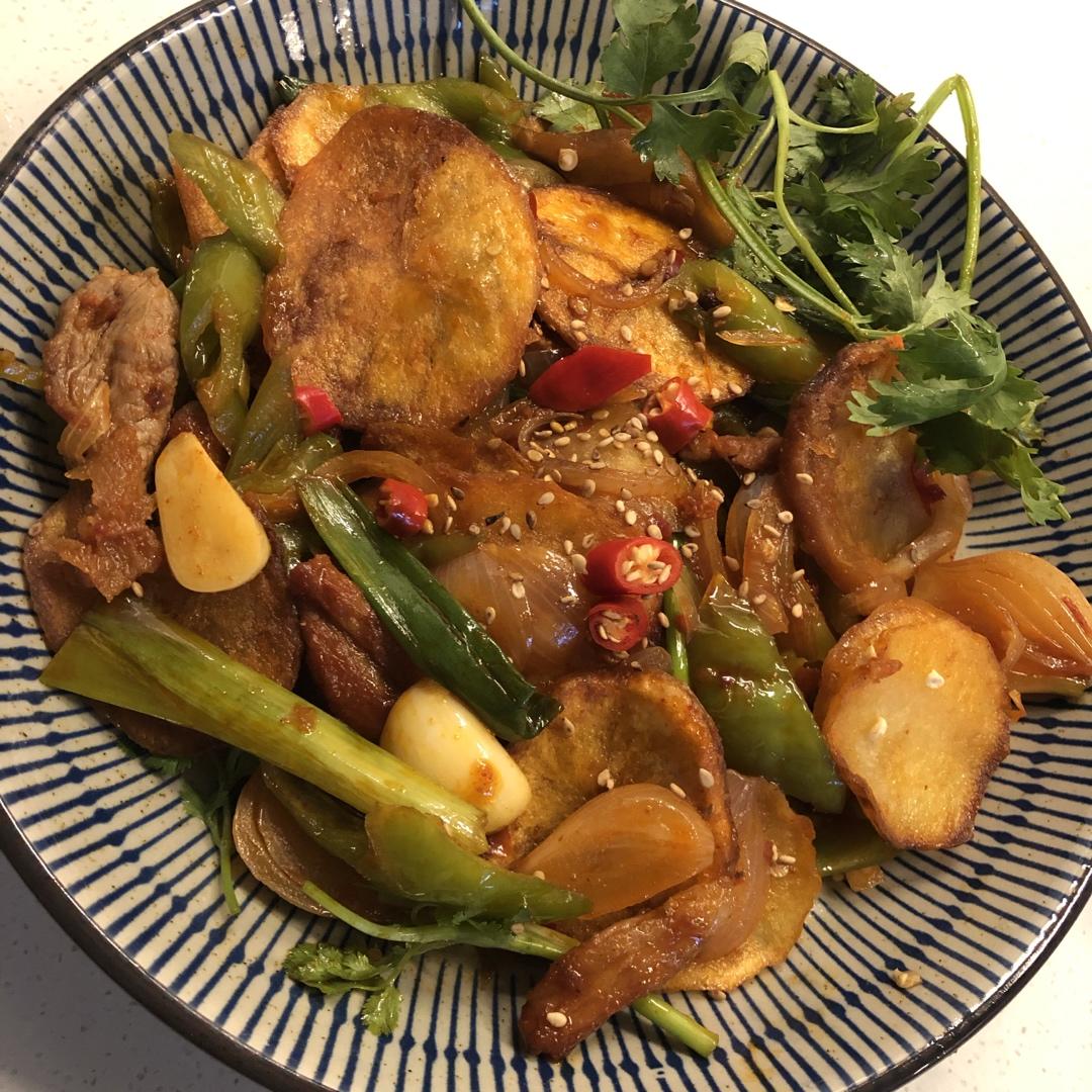 干锅土豆片