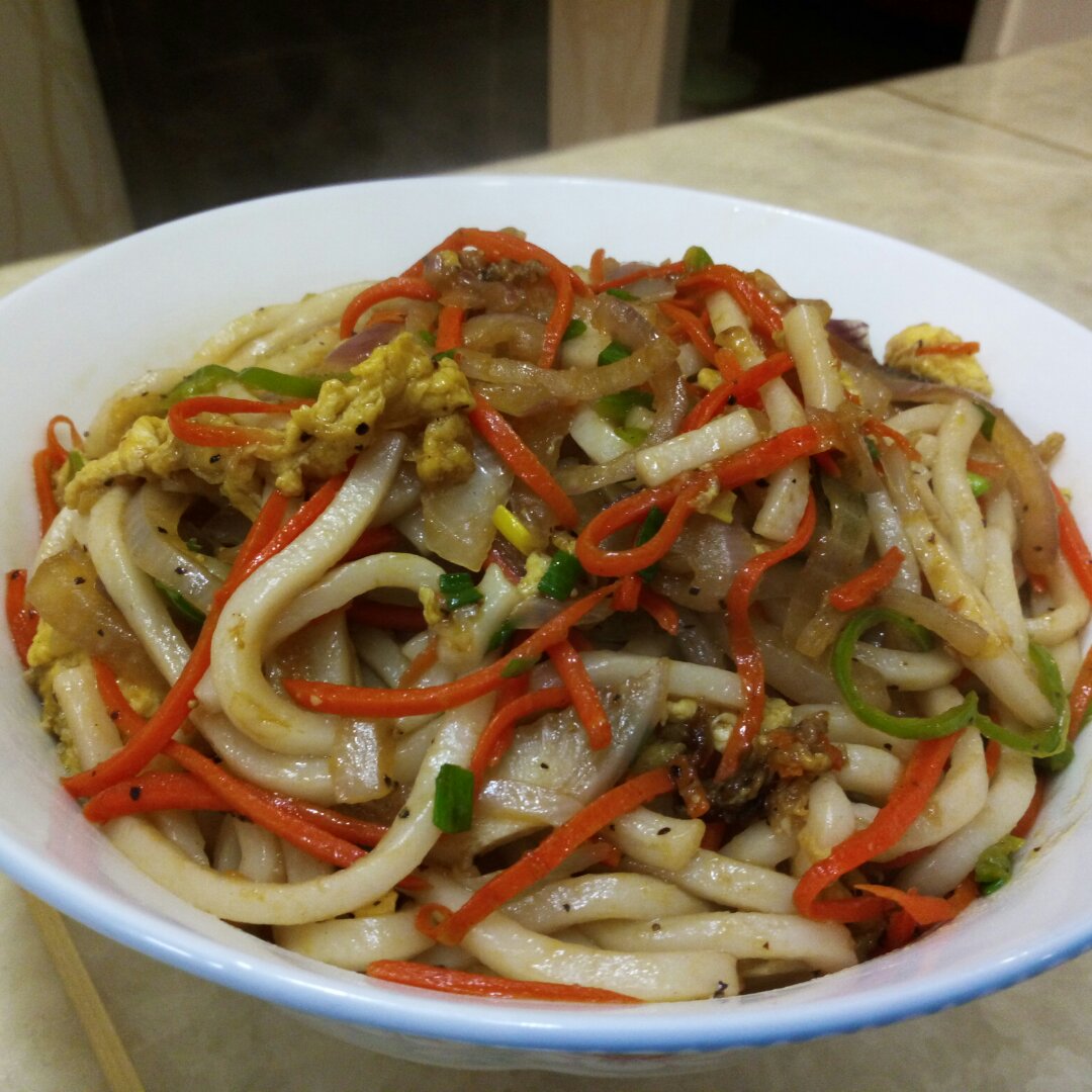 炒乌冬面