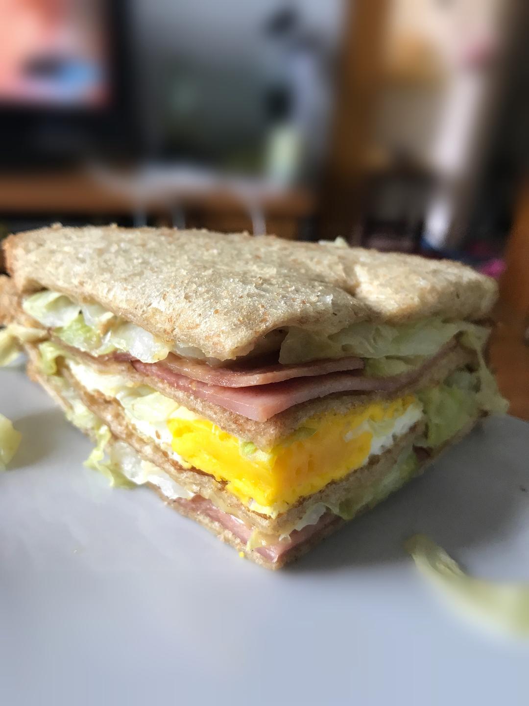 自制三明治多层