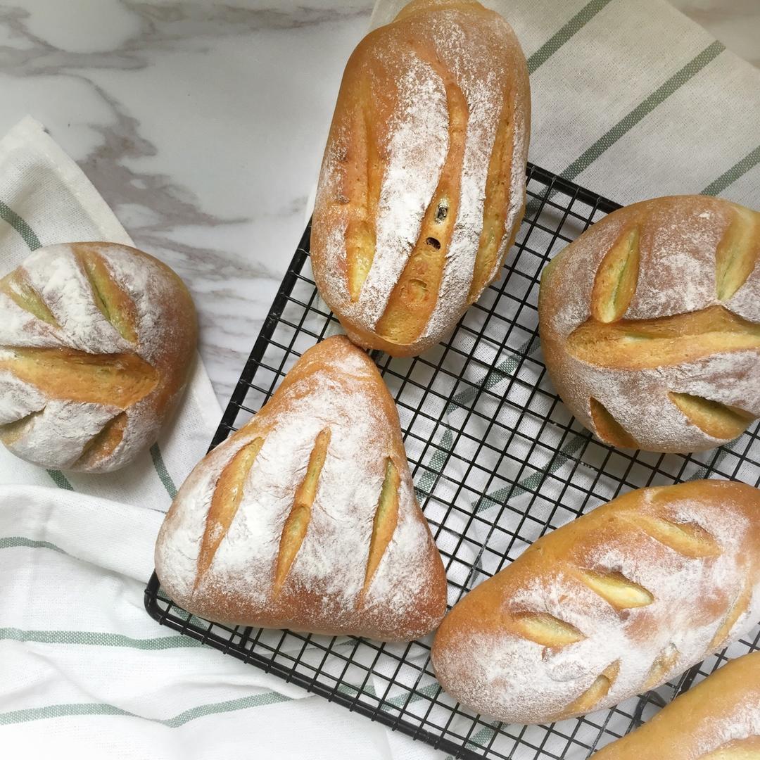 抹茶蜜豆乳酪软欧