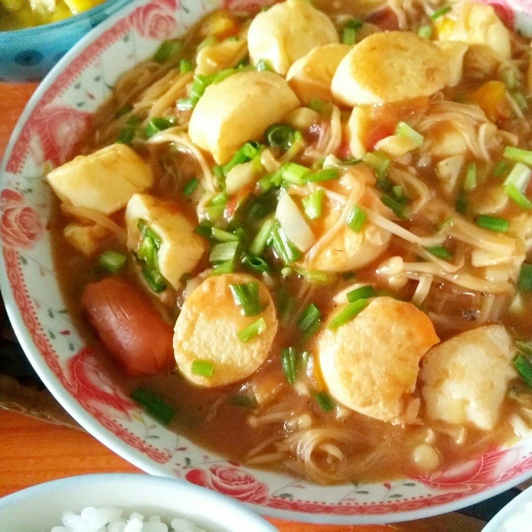 超级下饭菜--金针菇日本豆腐